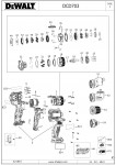 DeWalt DCD703L2T-GB DRILL/DRIVER Spare Parts